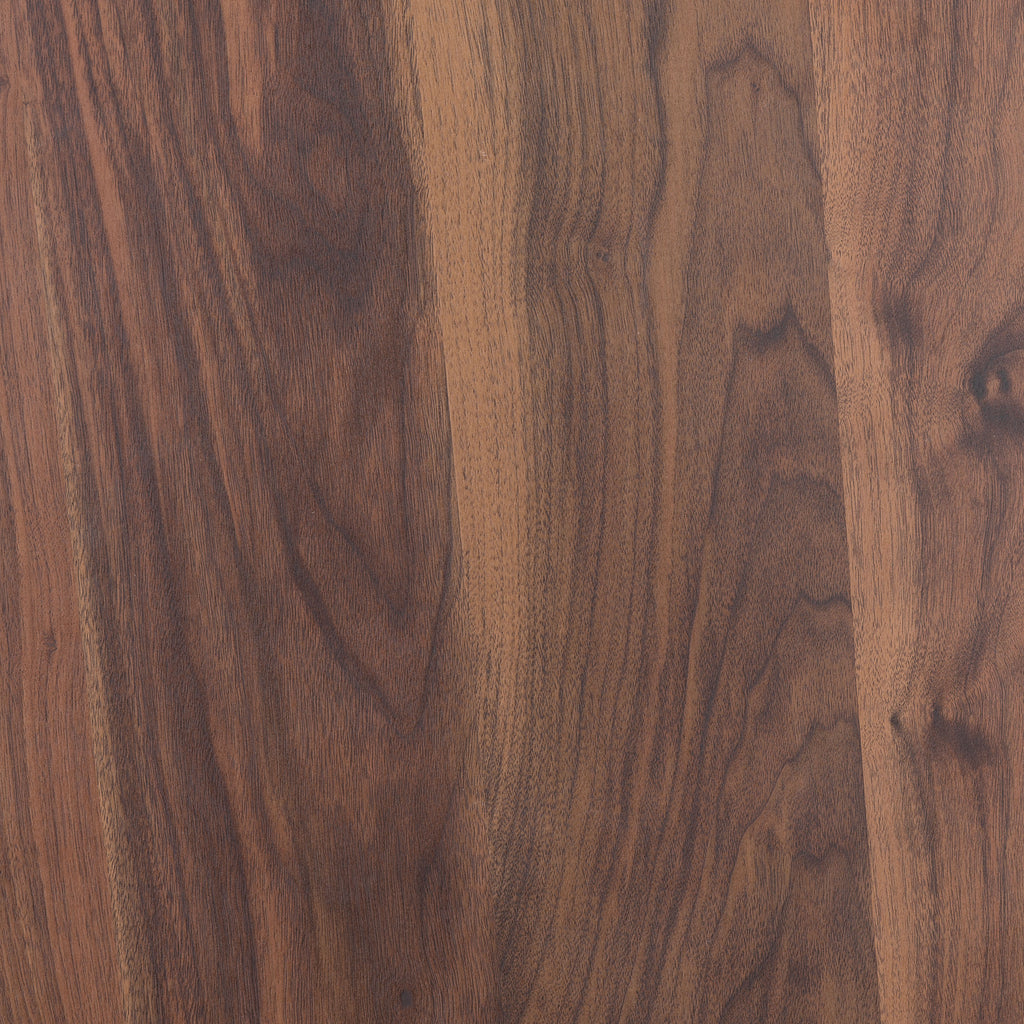 Table de salle à manger carrée Style Tulipe – MDF & Acier | Marron, Noir ou Blanc