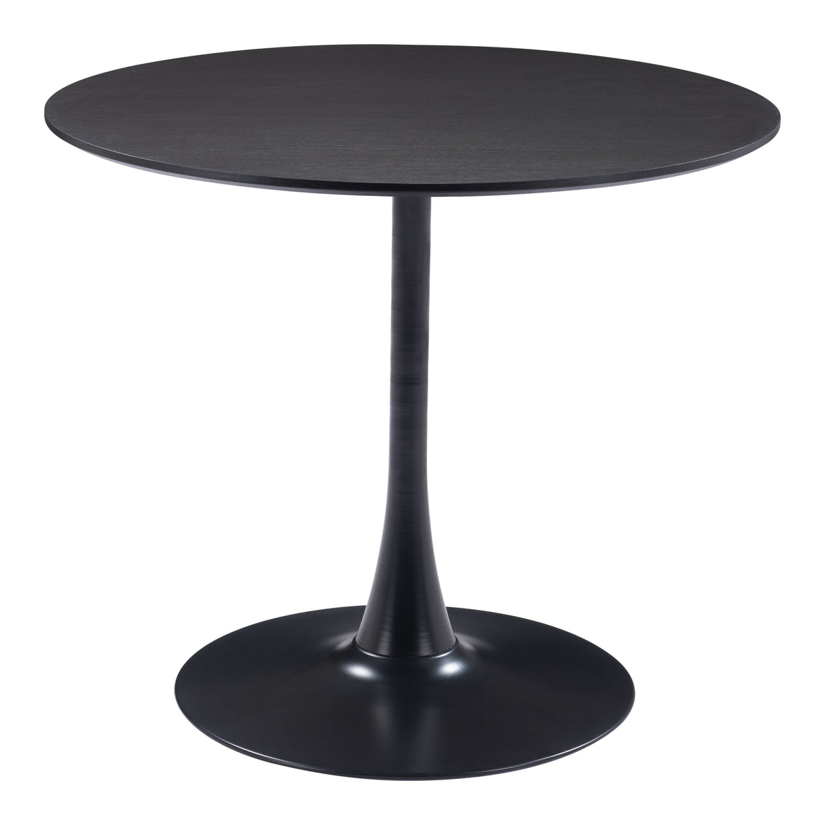 Table de salle à manger carrée Style Tulipe – MDF & Acier | Marron, Noir ou Blanc