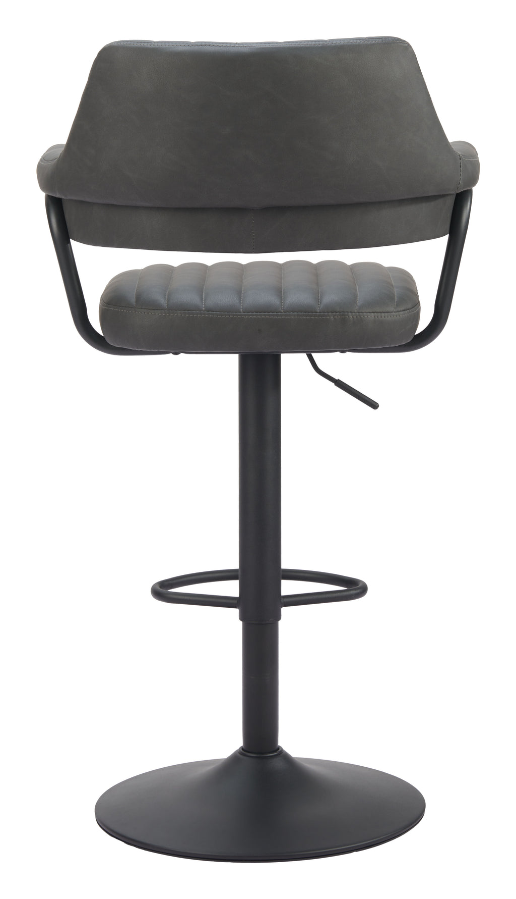 Chaise de bar réglable & pivotante – Similicuir | Brun ou Gris anthracite