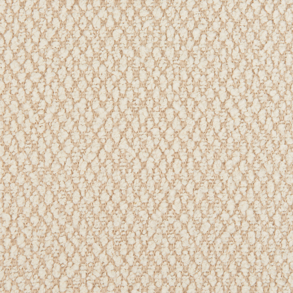 Banquette moderne en tissu beige – 2 places | Bois d’hévéa