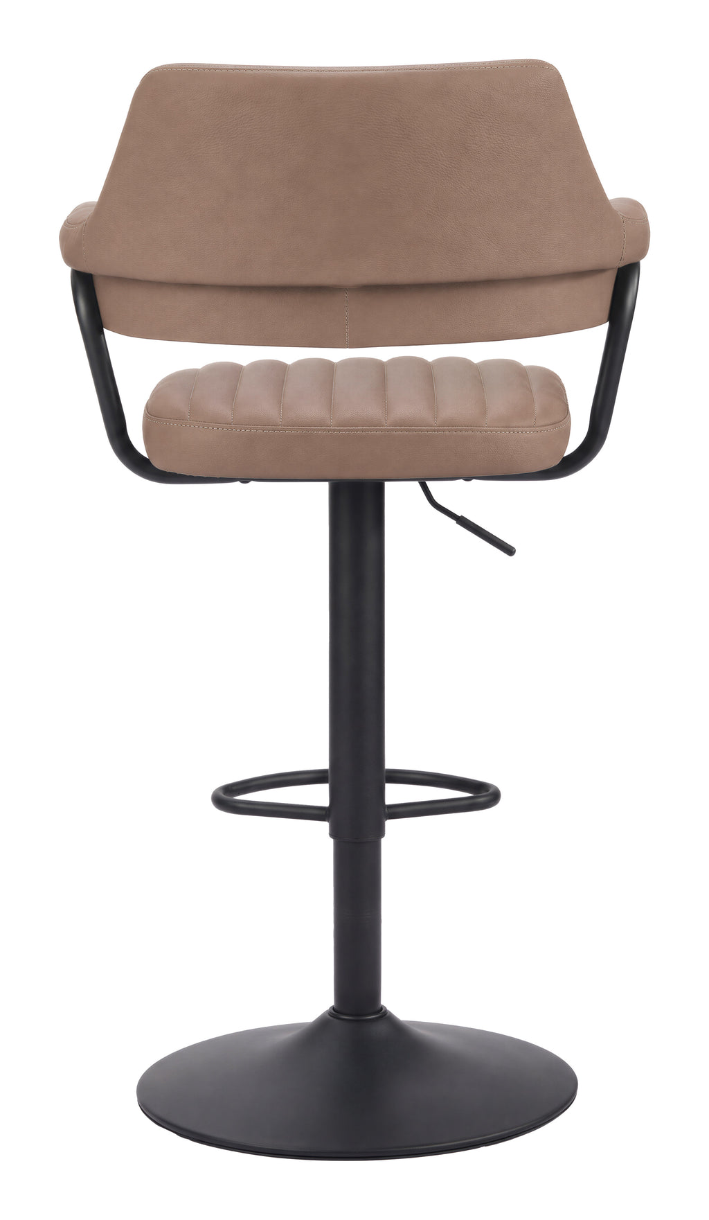 Chaise de bar réglable & pivotante – Similicuir | Brun ou Gris anthracite